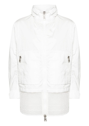 Ermanno Scervino layered design hooded jacket - Neutrals