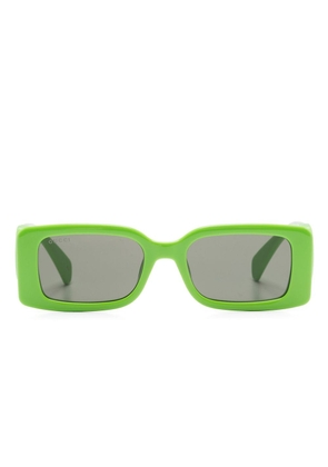 Gucci Eyewear rectangle-frame sunglasses - Green