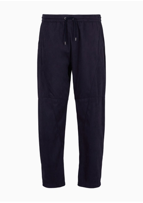 OFFICIAL STORE Faux-suede Trousers
