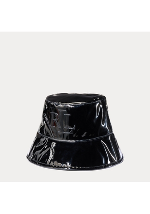Water-Resistant Faux-Leather Bucket Hat