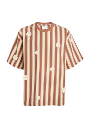 Song For The Mute Cotton Striped Oversized T-Shirt