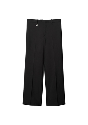 Burberry Wool-Silk Tailored Trousers