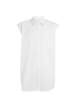 Helmut Lang Sleeveless Button-Up Shirt
