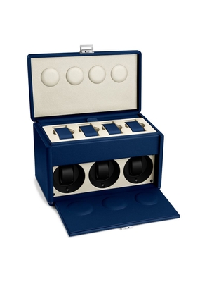 Scatola Del Tempo Rotore 7Rt 3-Slot Watch Winder And Watch Case