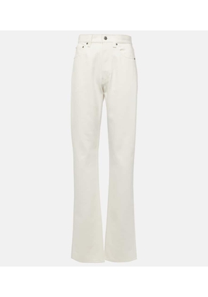 Loro Piana Cotton and silk straight jeans