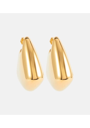 Bottega Veneta Fin Large 18kt gold-plated sterling silver earrings