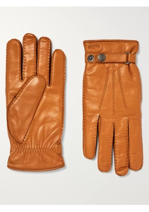 Hestra - Jake Wool-Lined Leather Gloves - Men - Brown - 8