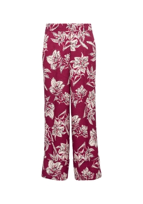 Dorothee Schumacher Structured Florals high-rise straight pants