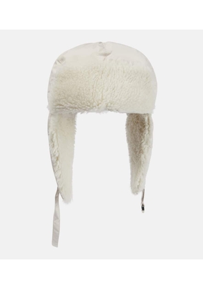 Yves Salomon Shearling-trimmed down hat