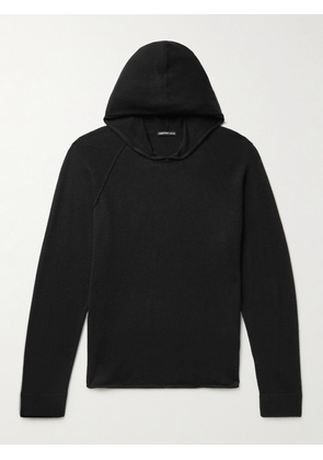 James Perse - Recycled-Cashmere Hoodie - Men - Black - 1