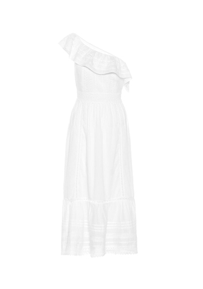 Velvet Coco one-shoulder cotton midi dress