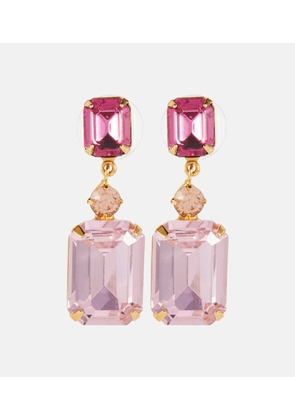 Jennifer Behr Crystal-embellished drop earrings
