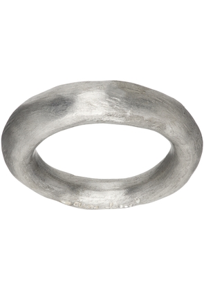 Parts of Four Silver Spacer Ring