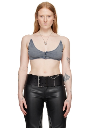 Y/Project Blue Invisible Strap Bralette