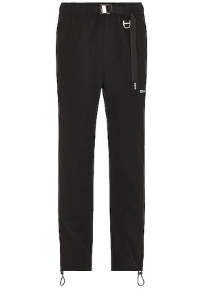 C2H4 Stai Buckle Track Pants in Black - Black. Size L (also in M, S, XL).