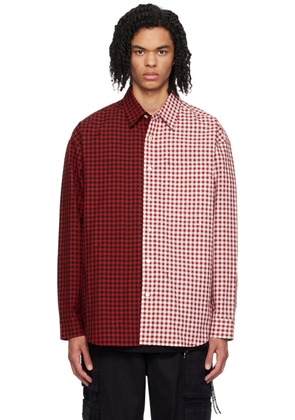 MASTERMIND WORLD Red Embroidered Shirt