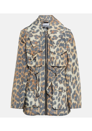 Ganni Leopard-print jacket