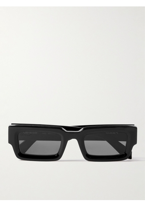 Off-White - Lecce Rectangular-Frame Acetate Sunglasses - Men - Black