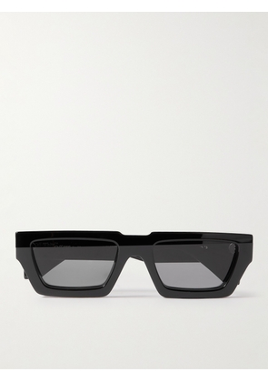 Off-White - Manchester Square-Frame Acetate Sunglasses - Men - Black