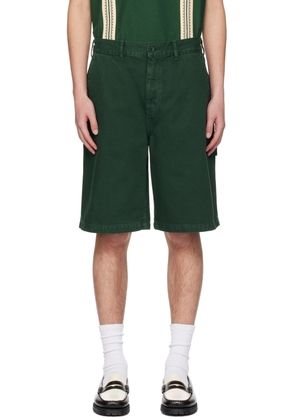 Palmes Green Sweeper Denim Shorts