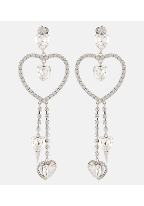 Alessandra Rich Embellished pendant earrings