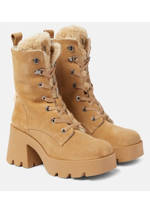 Bogner Seoul 1B shearling-lined suede ankle boots