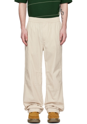 Burberry Beige Oversized Trousers