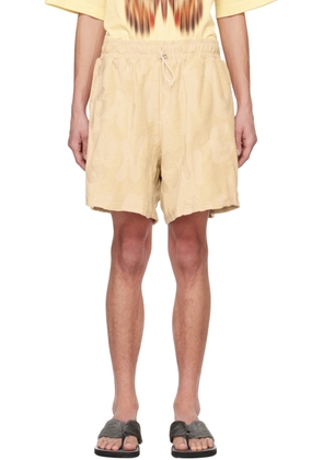Bonsai Beige Branding Shorts