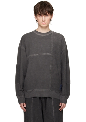 Izzue Gray Cold-Dyed Sweatshirt