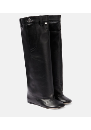 Loewe Toy leather knee-high boots