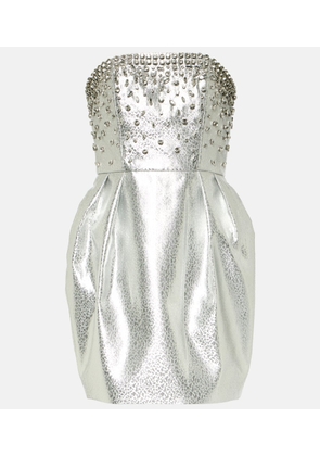 Rebecca Vallance Regina crystal-embellished minidress