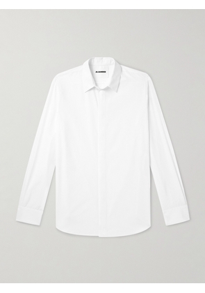 Jil Sander - Organic Cotton-Poplin Shirt - Men - White - EU 37