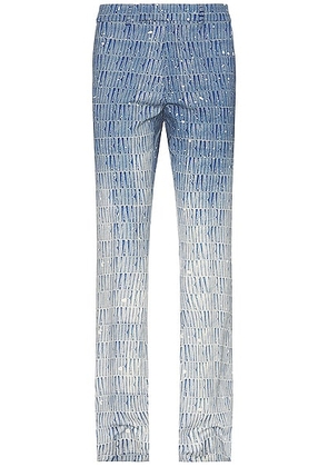 Amiri Gradient Kick Flare Pant in Blue - Blue. Size 46 (also in ).