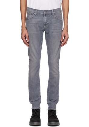 Nudie Jeans Gray Tight Terry Jeans