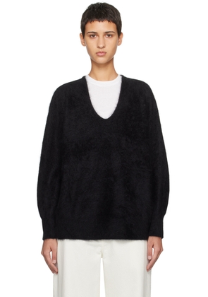 Guest in Residence Black Grizzly Sweater