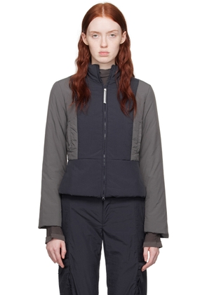 Paloma Wool Navy & Gray Nia Puffer Jacket