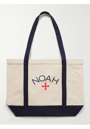 Noah - Core Logo-Print Cotton-Canvas Tote Bag - Men - Neutrals
