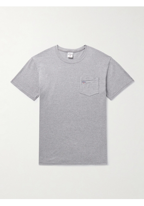 Noah - Core Logo-Print Cotton-Blend Jersey T-Shirt - Men - Gray - XS