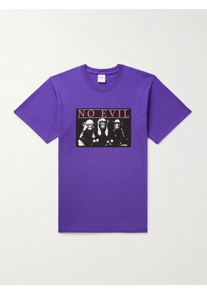 Noah - No Evil Printed Cotton-Jersey T-Shirt - Men - Purple - XS