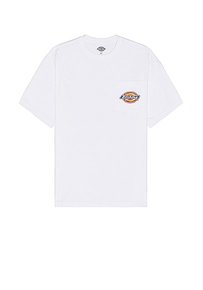 Dickies Dickies Pocket Logo Tee in White - White. Size L (also in M, XL/1X).