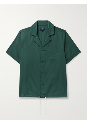 Noah - Camp-Collar Cotton-Poplin Shirt - Men - Green - S
