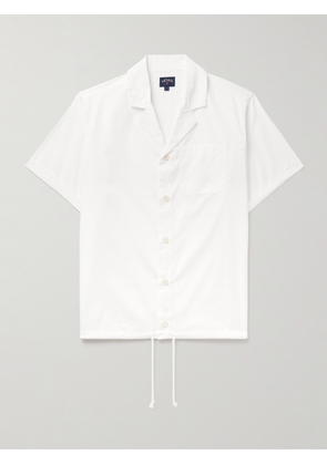 Noah - Camp-Collar Cotton-Poplin Shirt - Men - White - S