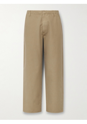 The Row - Marlon Straight-Leg Cotton Trousers - Men - Neutrals - UK/US 30