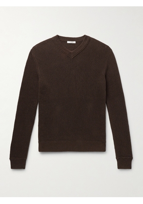 The Row - Corbin Ribbed Cotton Sweater - Men - Brown - M