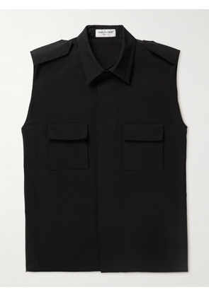 SAINT LAURENT - Faille Shirt - Men - Black - 38