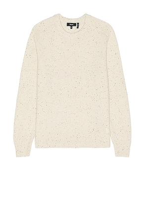 Theory Dinin Woolcash Donegal Sweater in Cream Multi - Cream. Size L (also in M, S, XL/1X).