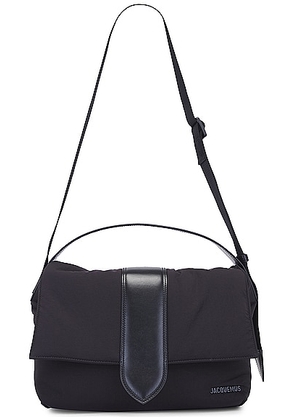 JACQUEMUS Le Messenger Bambino in Black - Black. Size all.