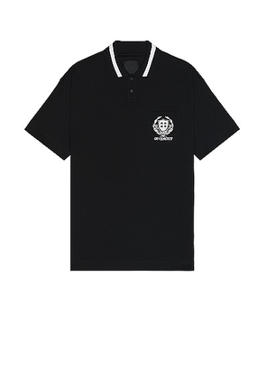 Givenchy Short Sleeve Polo in Black - Black. Size L (also in M, S, XL/1X).