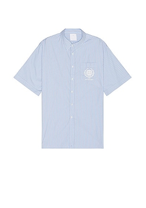 Givenchy Short Sleeve Pocket Shirt in Light Blue - Baby Blue. Size 42 (also in 38, 40, 44).