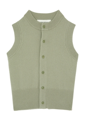 Extreme Cashmere N°193 Corset Cashmere-blend Vest - Green - One Size